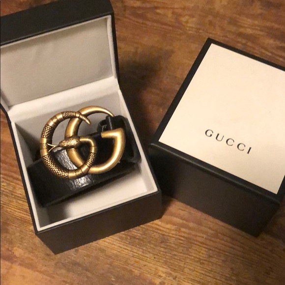 Gucci Accessories - Gucci Belt Gold Snake from Barneys size 32